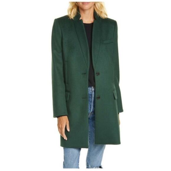 Veronica Beard Jackets & Blazers - Veronica Beard Green Wool Blend Longline Blazer Coat Size 0